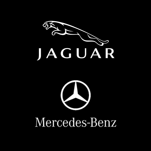 Jaguar and Mercedes-Benz cars at Marshall Chauffeurs